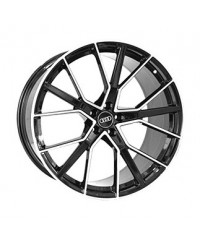Replica A970 Gloss-Black-Whith-Machined-Face_Forged R22 W10.0 PCD5x112 ET21 DIA66.5